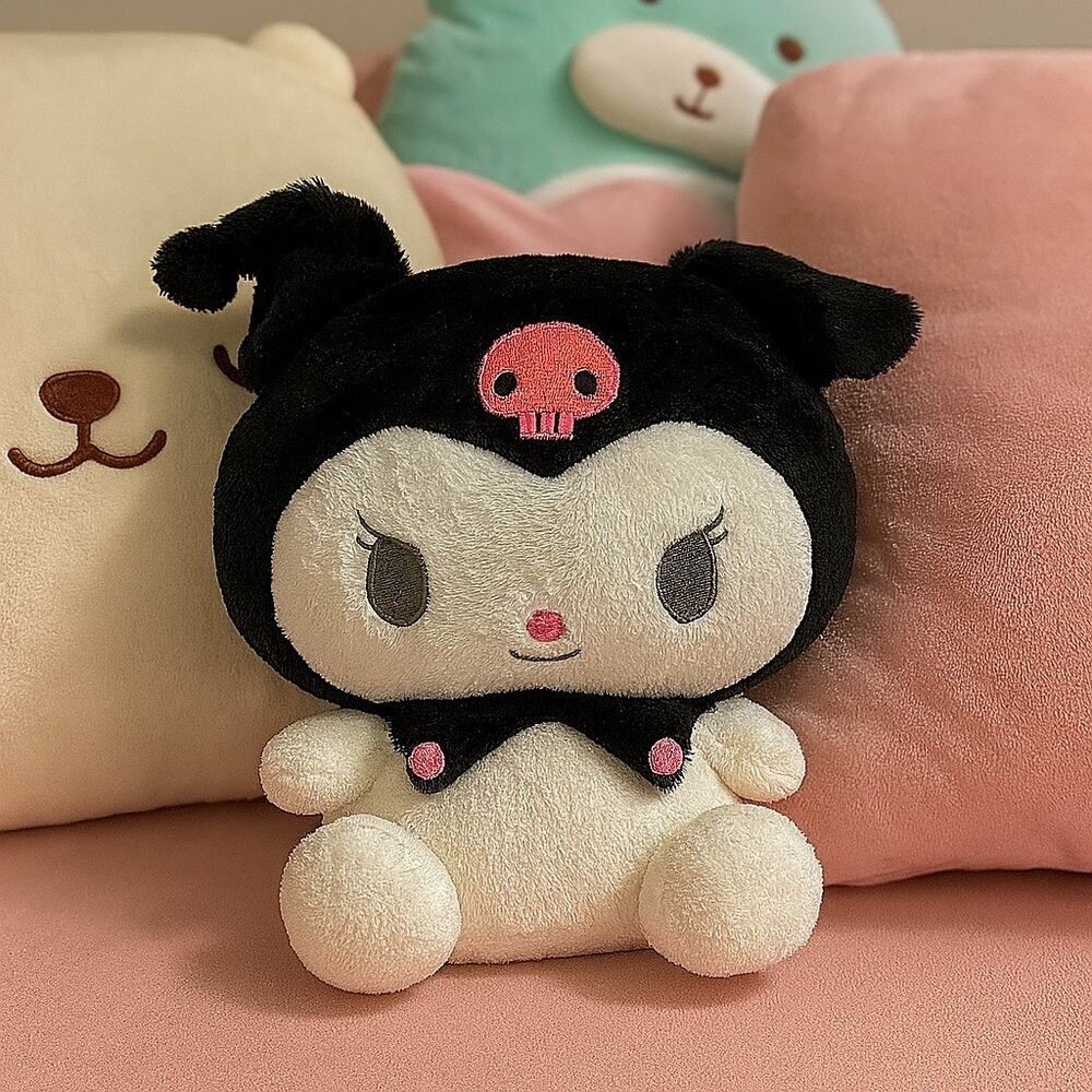 Hello Kitty Sanrio & Friends Stuffed Kuromi 10 Inch Soft Plush Stuffed‎ Animal